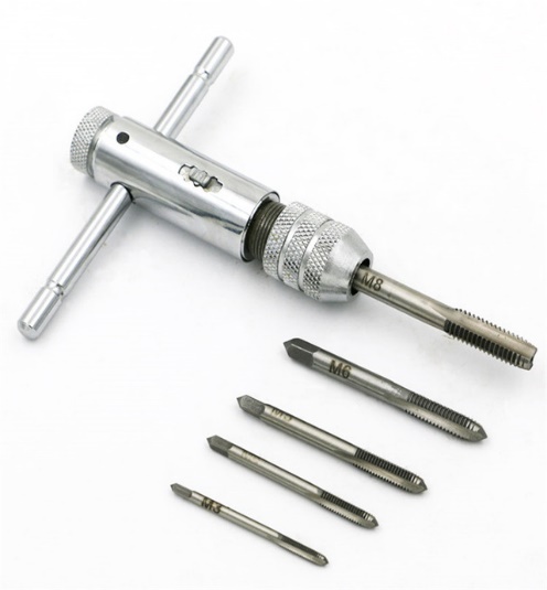 Image showing Tap wrench with tapes